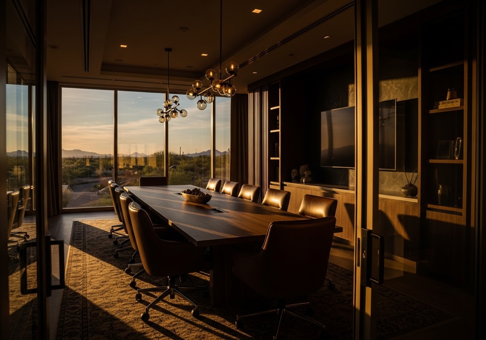 Modern Scottsdale law office interior